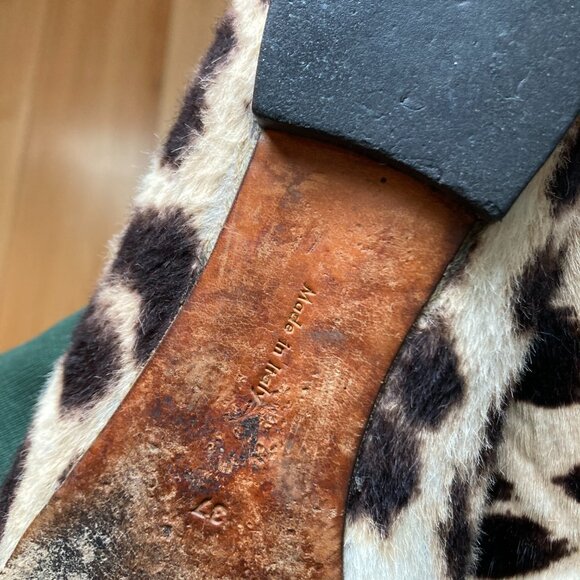 Celine Womens Pony Ballet Flats Size 37 - Picture 5 of 7